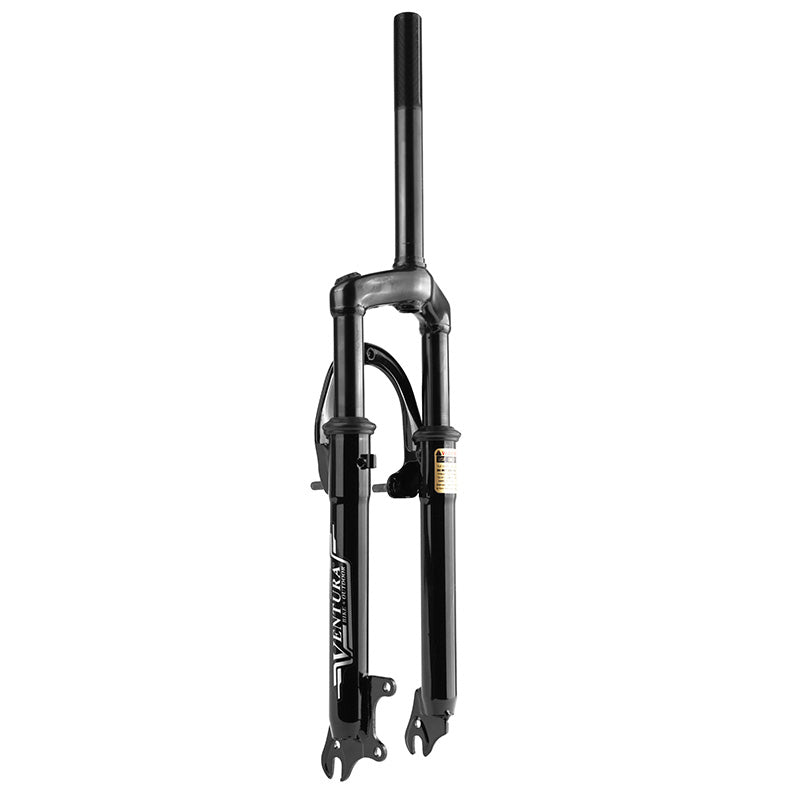 Fourche VTT 24" à suspension M-W acier noir 50 mm pivot fileté 1" – vue 4