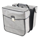 Sacoche arrière latérale Sport Fabric S14 Tuc effet cuir gris fixation crochet