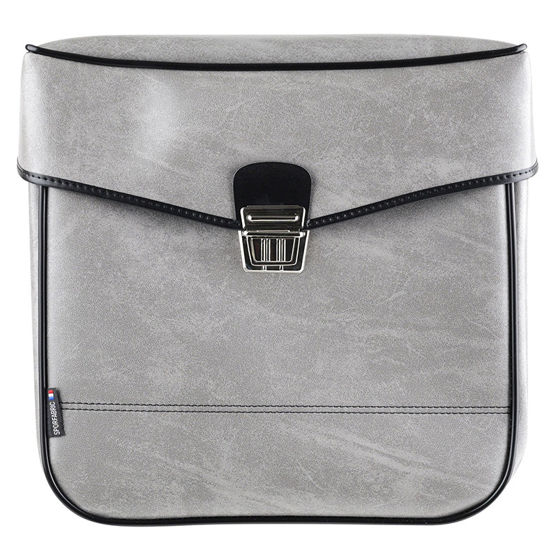 Sacoche arrière latérale Sport Fabric S14 Tuc effet cuir gris fixation crochet – vue 3