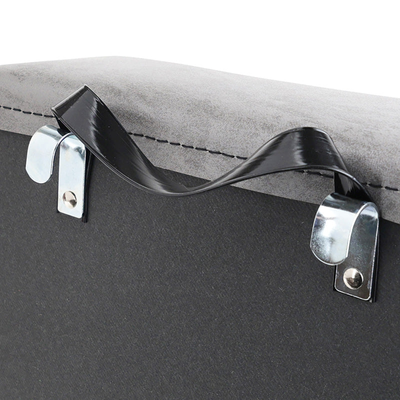 Sacoche arrière latérale Sport Fabric S14 Tuc effet cuir gris fixation crochet – vue 6