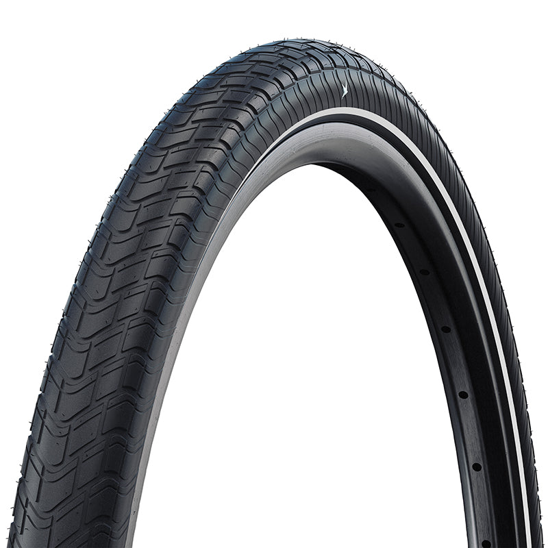 Pneu VTT urbain Schwalbe Big Apple noir tringle rigide – 20 x 2,00 (50-406)