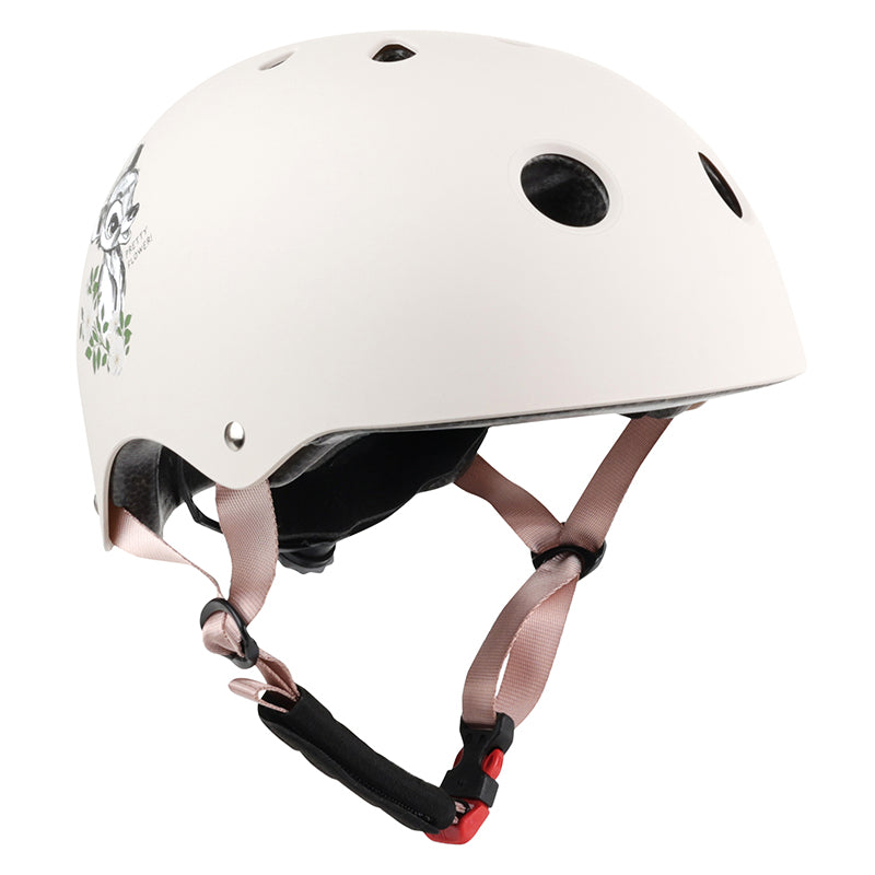 Casque vélo enfant Bambi rose 52-56