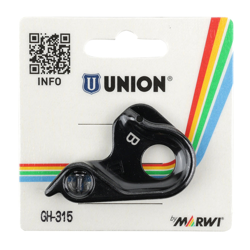 Patte de dérailleur alu Marwi GH-315 – Ghost, marin, polygon, conor – vue 4