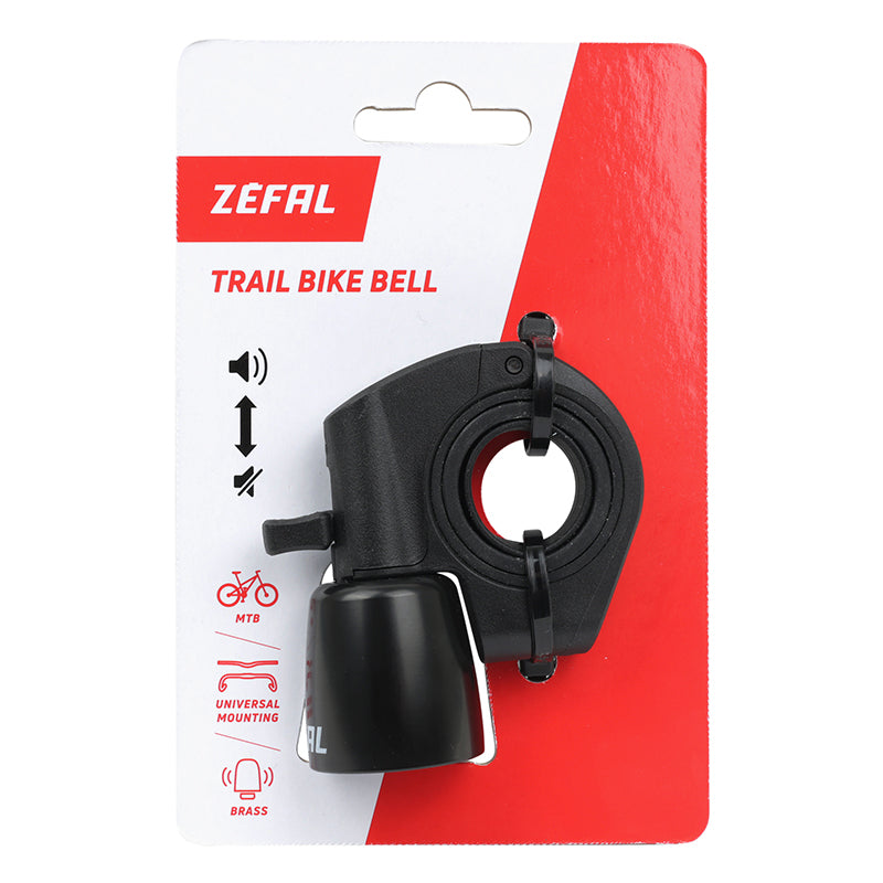 Sonnette Zefal Trail Bike Bell débrayable alu noire – vue 5
