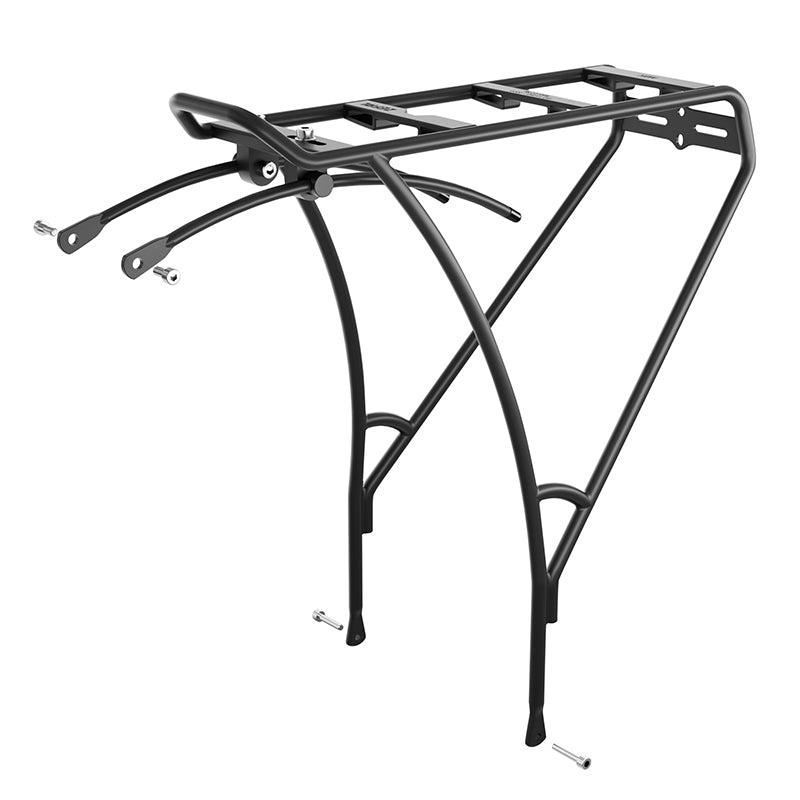Porte-bagages arrière Zefal Raider R50 alu noir à tringles 26"-29" – 27 kg – Freins à disque, MIK, siège enfant