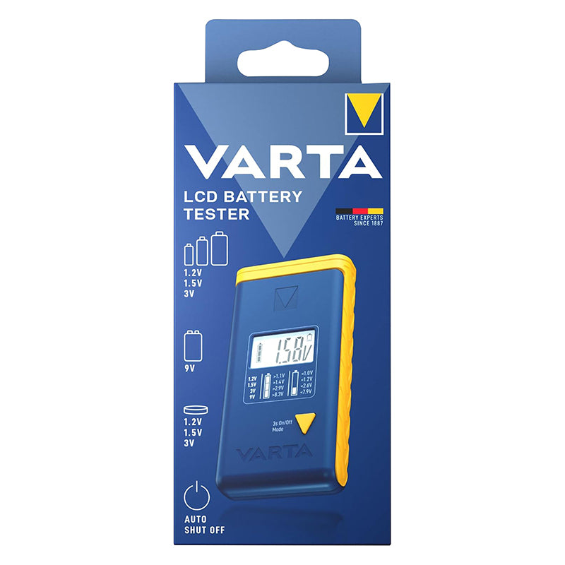 Testeur de piles Varta avec écran LCD – vue 2
