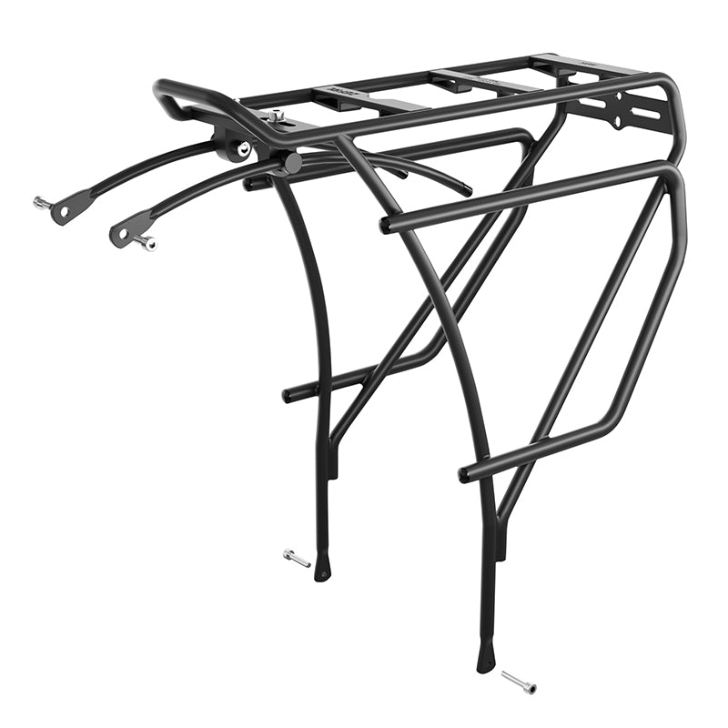 Porte-bagages arrière Zefal Raider R70 alu noir à tringles 26"-29" – 27 kg – Freins à disque, MIK, siège enfant