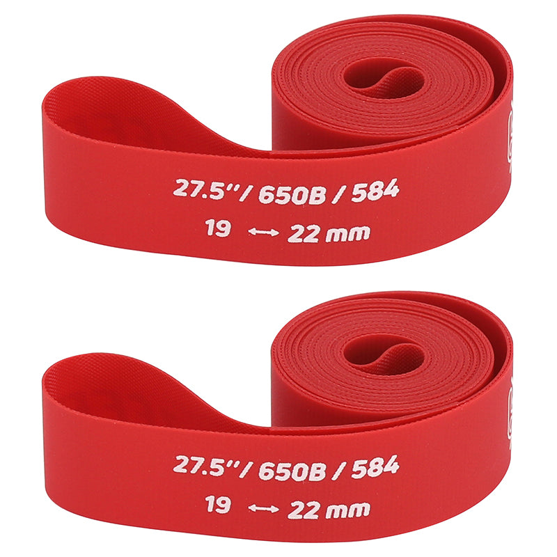 Fond de jante haute pression Zefal rouge (paire) – 27,5" – 19 mm