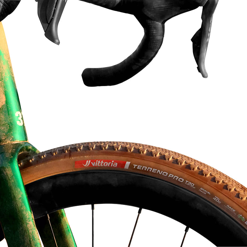 Pneu gravel Vittoria Terreno T30 Fine Loose Race marron tringle souple tubeless ready – 700 x 45 (45-622) – vue 4