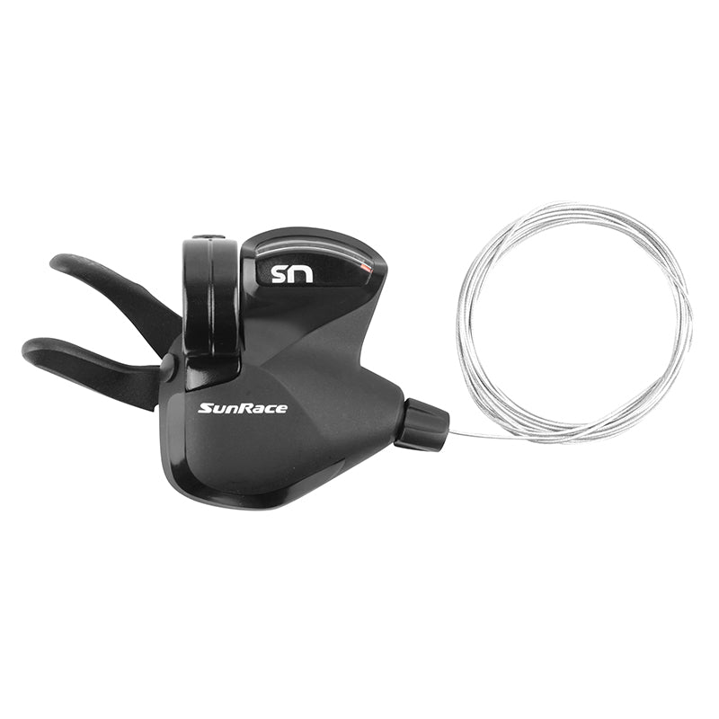 Manette droite VTT Sunrace U-Series Dual Lever compatible Shimano CUES – 10 v DLUS51 push-push avec afficheur