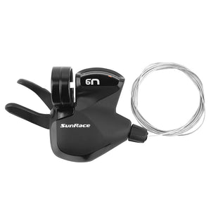 Manette droite VTT Sunrace U-Series Dual Lever compatible Shimano CUES – 9 v DLU951 push-push avec afficheur