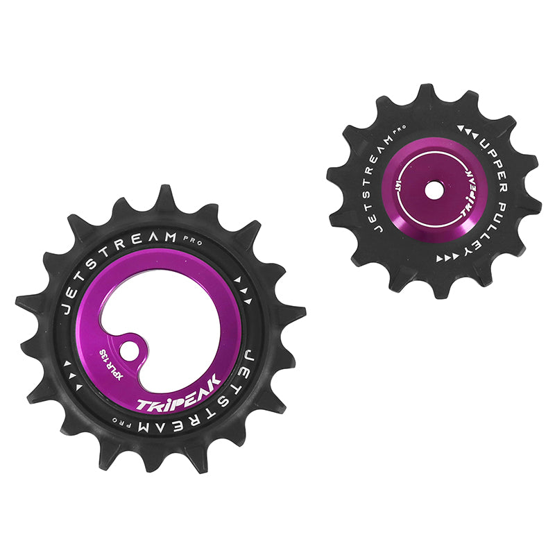 Galets Tripeak AOPW céram. 14-18 dents 13x1 v pour SRAM AXS XPLR Red E1-Force-Rival E1 – Violet