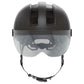 Casque urbain Abus Hud-Y Ace velours noir éclairage intégré M (54-58) – vue 2