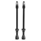 Valves tubeless Presta Michelin noires 100 mm 4 trous (paire) – vue 3