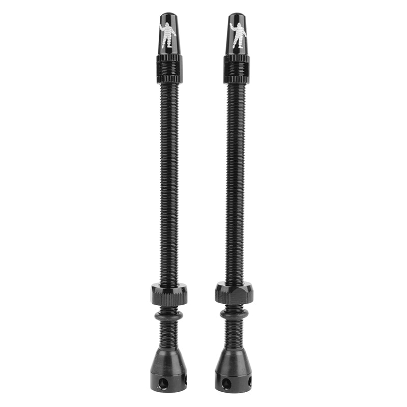 Valves tubeless Presta Michelin noires 100 mm 4 trous (paire) – vue 3