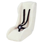 Réducteur de siège enfant Polisport Mini Pelican 5 points pour remorque, poussette et cargo – Blanc polaire