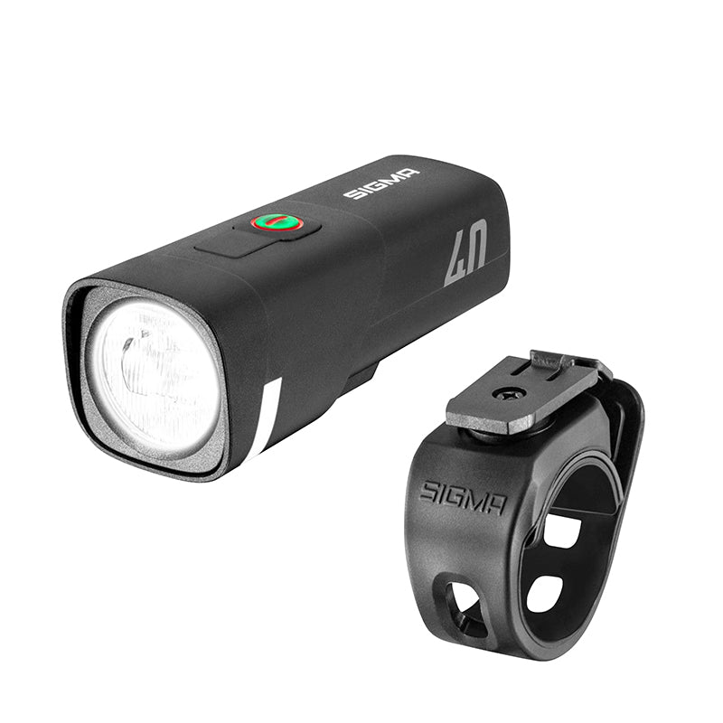 Éclairage avant USB Sigma Aura 40 lux – vue 4