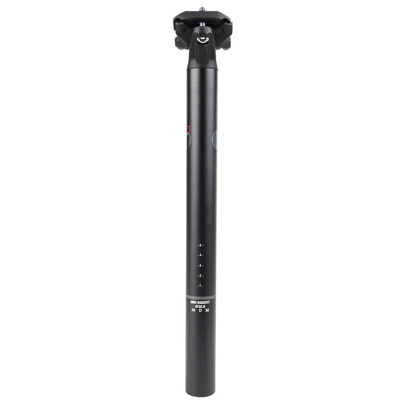 Tige de selle ITM Volo noire déco grise Ø 30,9 mm – 350 mm – vue 3