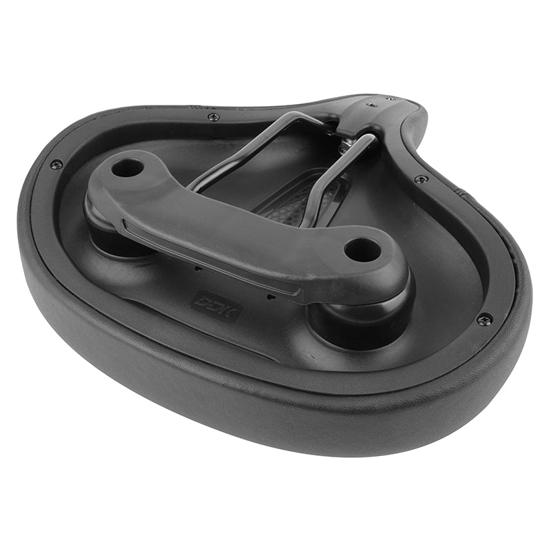 Selle city Newton Relax élastomères super large 268 x 260 mm – Noir