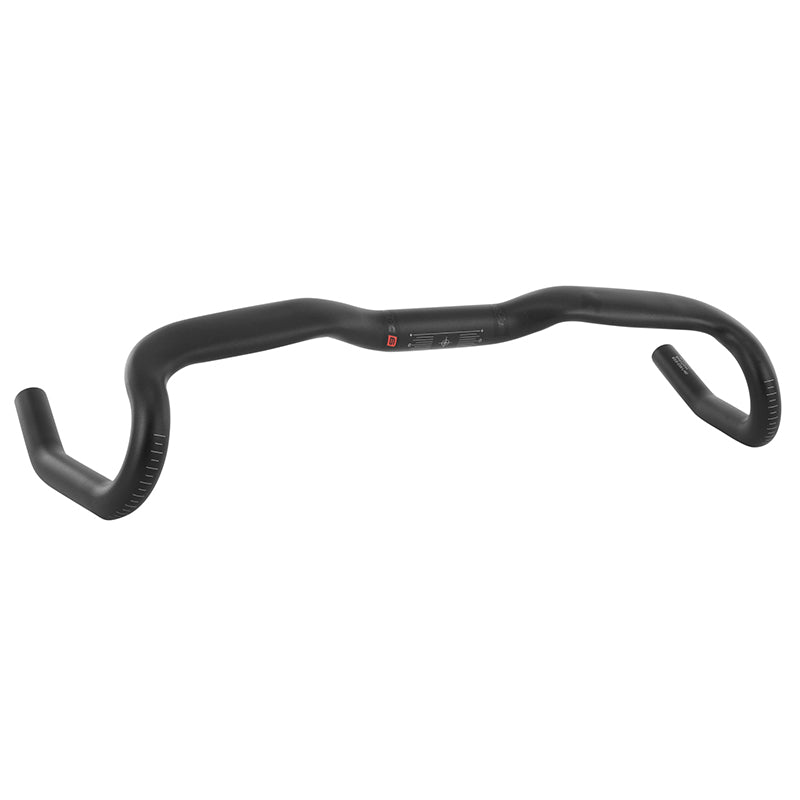 Cintre gravel Ergotec Explorer 2.0 alu noir 31,8 mm partiellement plat – 460-552 mm