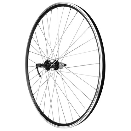 Roue arrière route 700 Mach1 CFX noire pour Campagnolo 9-11 vitesses