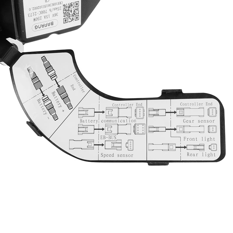 Moteur central VAE Bafang M400 canbus pour 29" avec capteur vitesse et couple intégré 36V 250W 80NM - vitesse 25 – vue 4