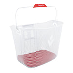 Panier avant acier nid d'abeille Hapo.G avec fixation – Blanc