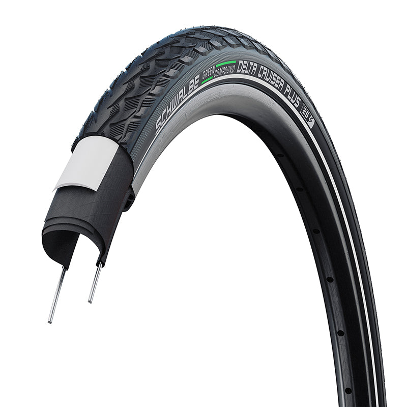 Pneu city Schwalbe Delta Cruiser Plus noir tringle rigide – 20 x 1,75 (47-406) – vue 2