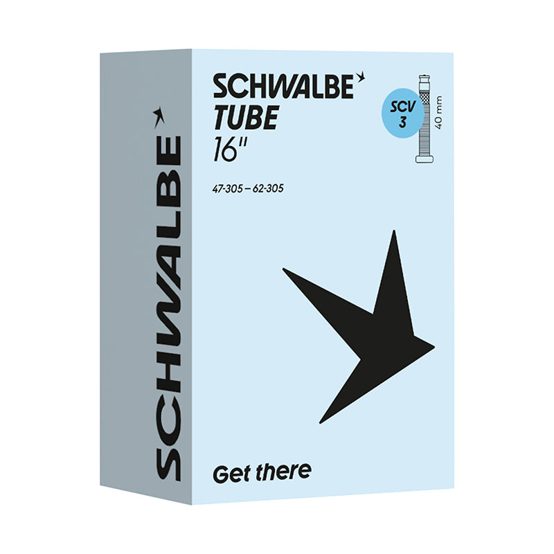 Chambre à air 16 x 1,90-2,40 Schwalbe valve Clik Valve 40 mm