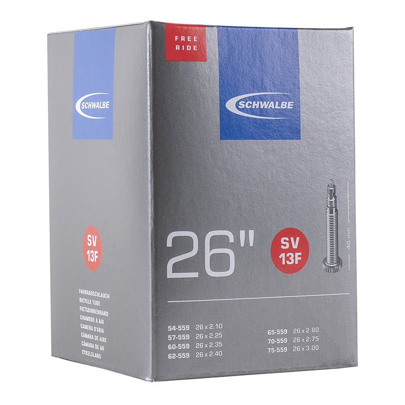 Chambre à air 26 x 2,10-3,00 Schwalbe Freeride valve Presta 40 mm (SV13F) – vue 2