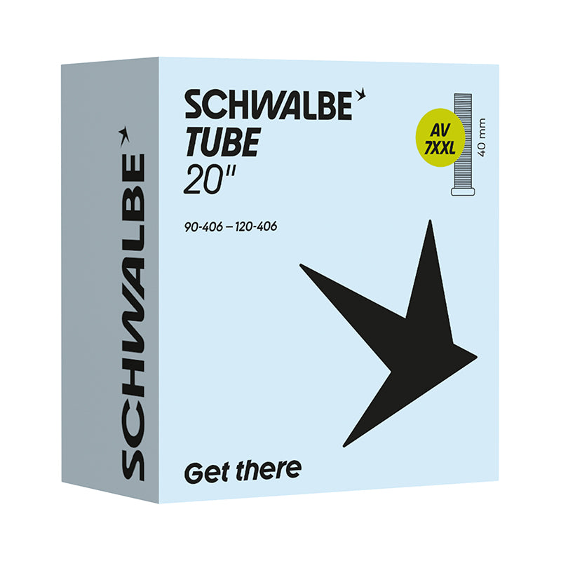 Chambre à air 20 x 3,50-4,80 Schwalbe valve Schrader 40 mm (SV7B)