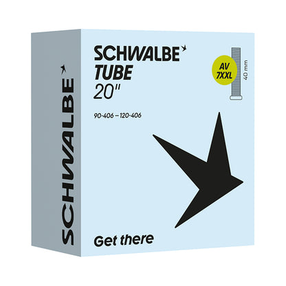 Chambre à air 20 x 3,50-4,80 Schwalbe valve Schrader 40 mm (SV7B)