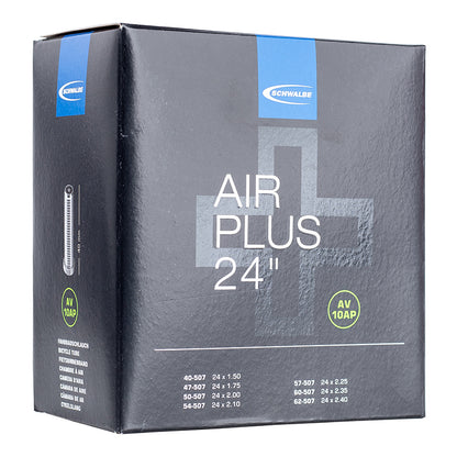 Chambre à air 24 x 1,50-2,40 Schwalbe Air Plus valve Schrader 40 mm (AV10AP)