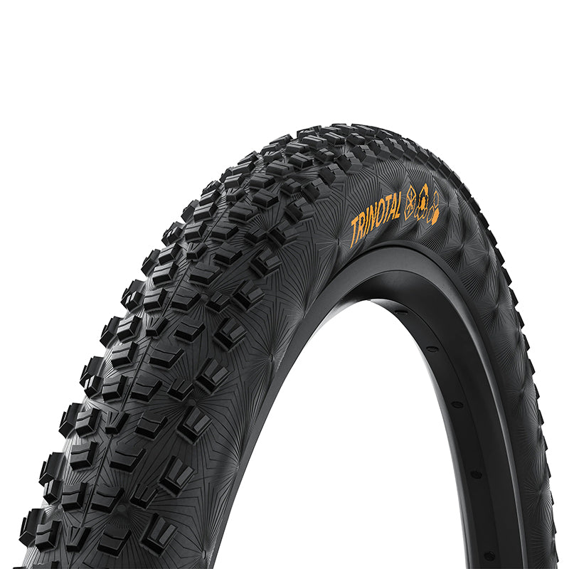 Pneu VTT Continental Trinotal Trail Grip noir tringle souple tubeless ready – 27,5 x 2,20 (50-584)