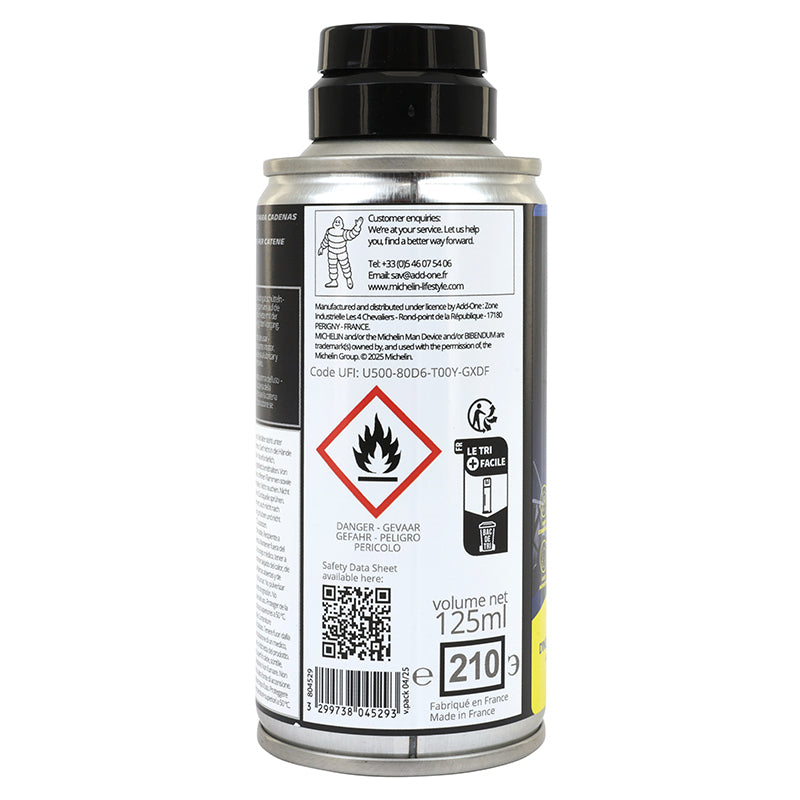 Lubrifiant chaîne Michelin avec pinceau aérosol 125 ml – vue 2