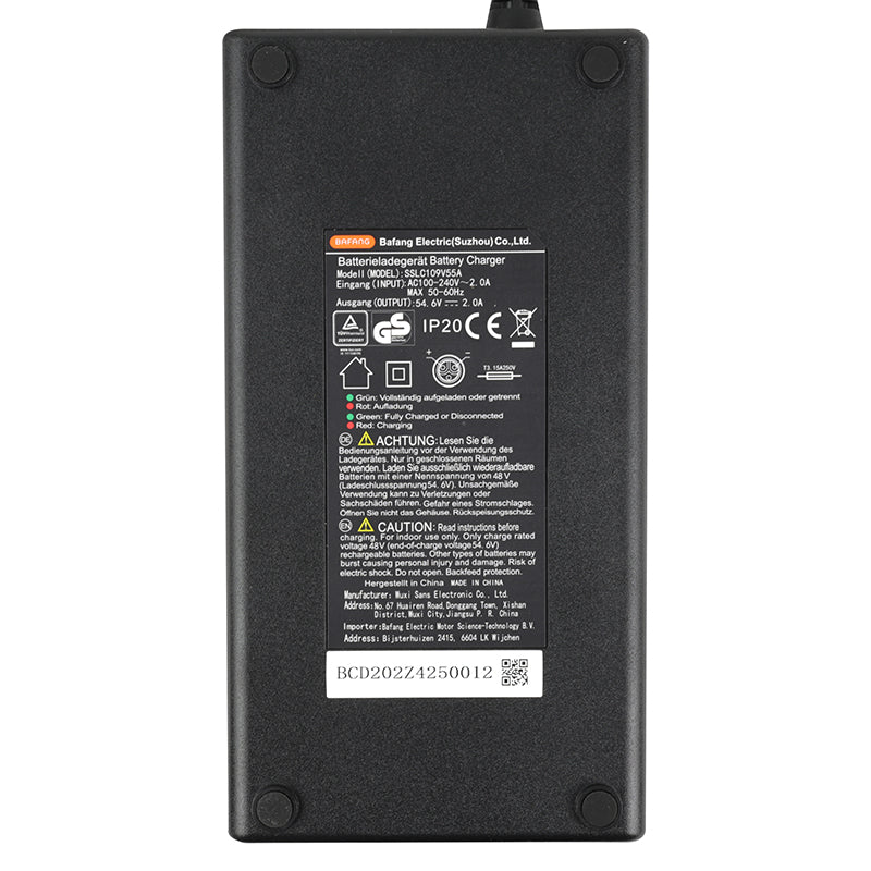 Chargeur VAE Bafang 54,6V - 3A (connecteur 3 pin) – vue 2