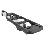 Porte-bagages arrière Ibera alu noir fixation rapide sur tige de selle