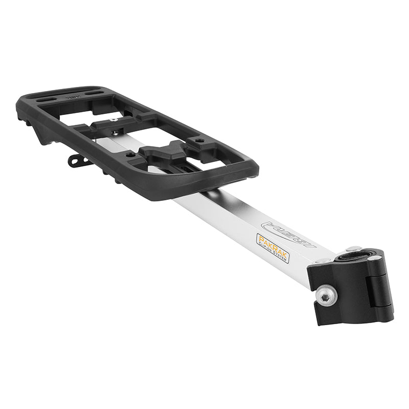 Porte-bagages arrière Ibera alu noir fixation rapide sur tige de selle – vue 2