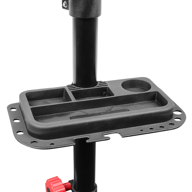 Pied d'atelier pliant acier avec tablette – 30 kg – vue 5