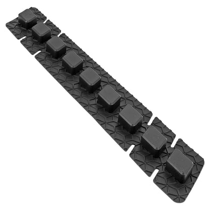Protection de base arrière VTT silicone adhésif noir 260 x 40 mm