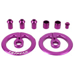 Visserie Tripeak violette pour chape Aero-Wing OPW carbone