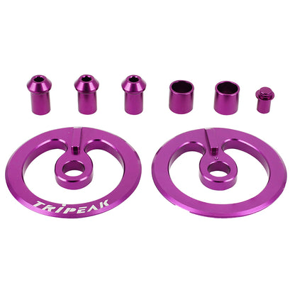Visserie Tripeak violette pour chape Aero-Wing OPW carbone