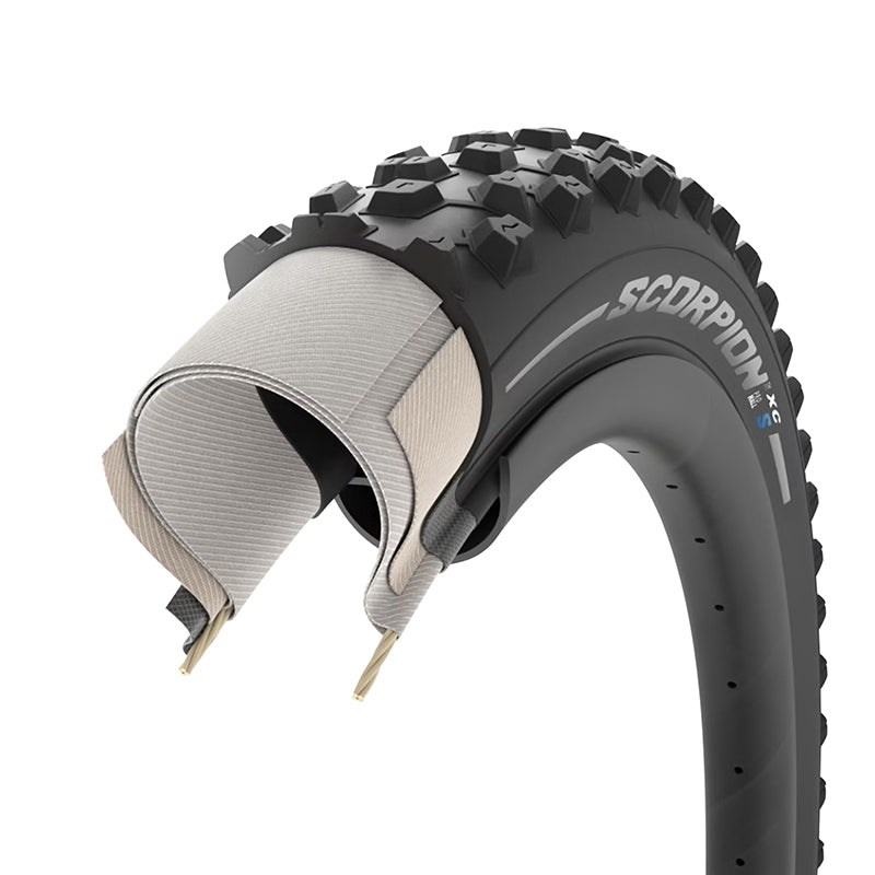Pneu VTT Pirelli Scorpion Race XC S noir tringle souple tubeless ready – 29 x 2,40 (60-622) – vue 4