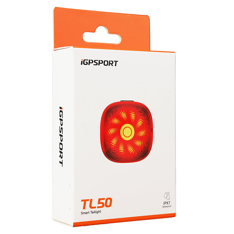 Éclairage arrière USB iGPSport TL50 connecté – vue 7