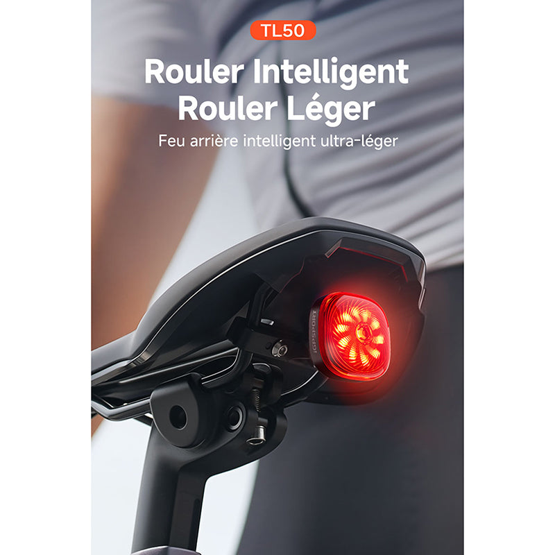 Éclairage arrière USB iGPSport TL50 connecté – vue 9