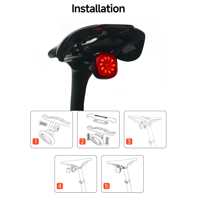 Éclairage arrière USB iGPSport TL50 connecté – vue 18