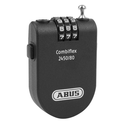 Antivol câble à code Abus Combiflex 2450 Ø 1,8 mm 80 cm noir
