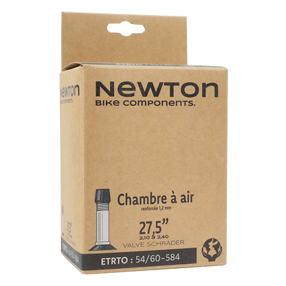 Chambre à air 27,5 x 2.10-2.40 Newton renforcée valve Schrader 48 mm
