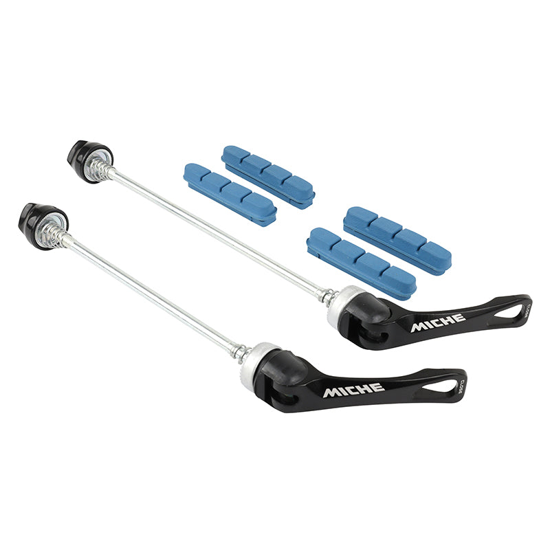 Paire de roues route Miche SWR 38 carbone patin Shimano 10-12 v – vue 3