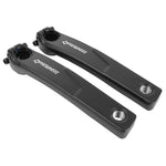 Manivelles VAE alu noir 165 mm pour Bafang M500, M600 (paire)